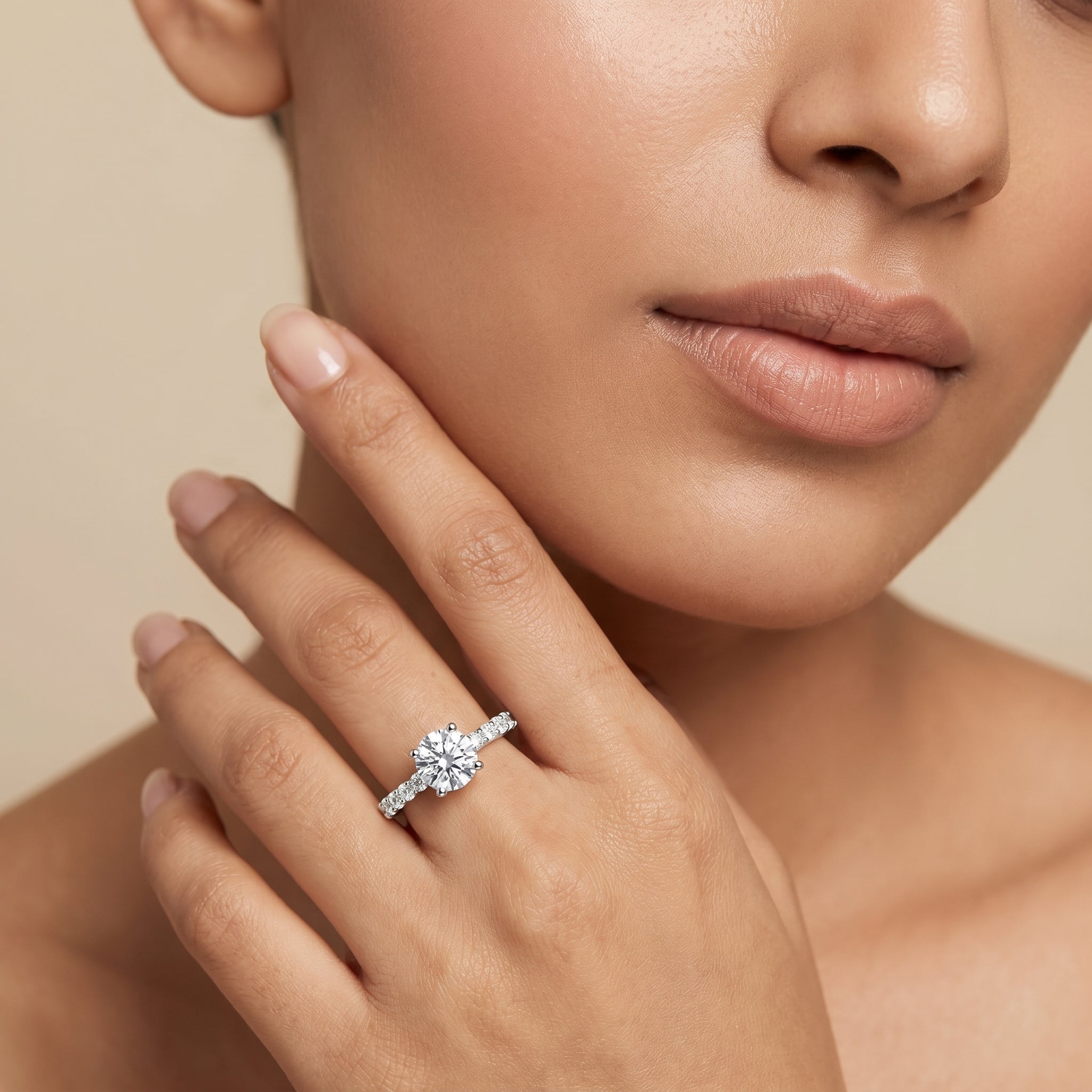 Solitaire Glow Lab Grown Diamond Ring