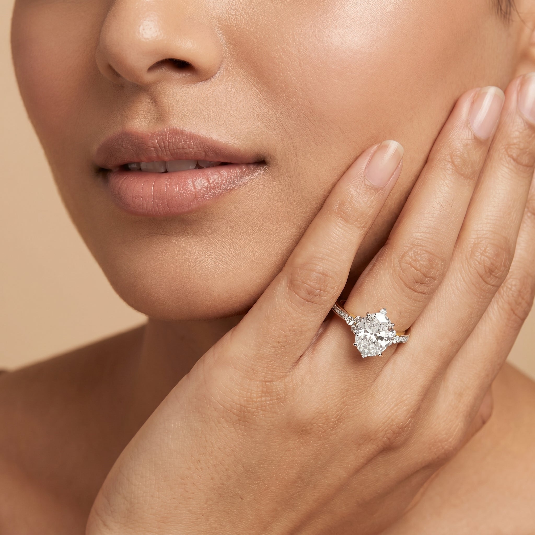 Vintage Vez Lab Grown Diamond Ring