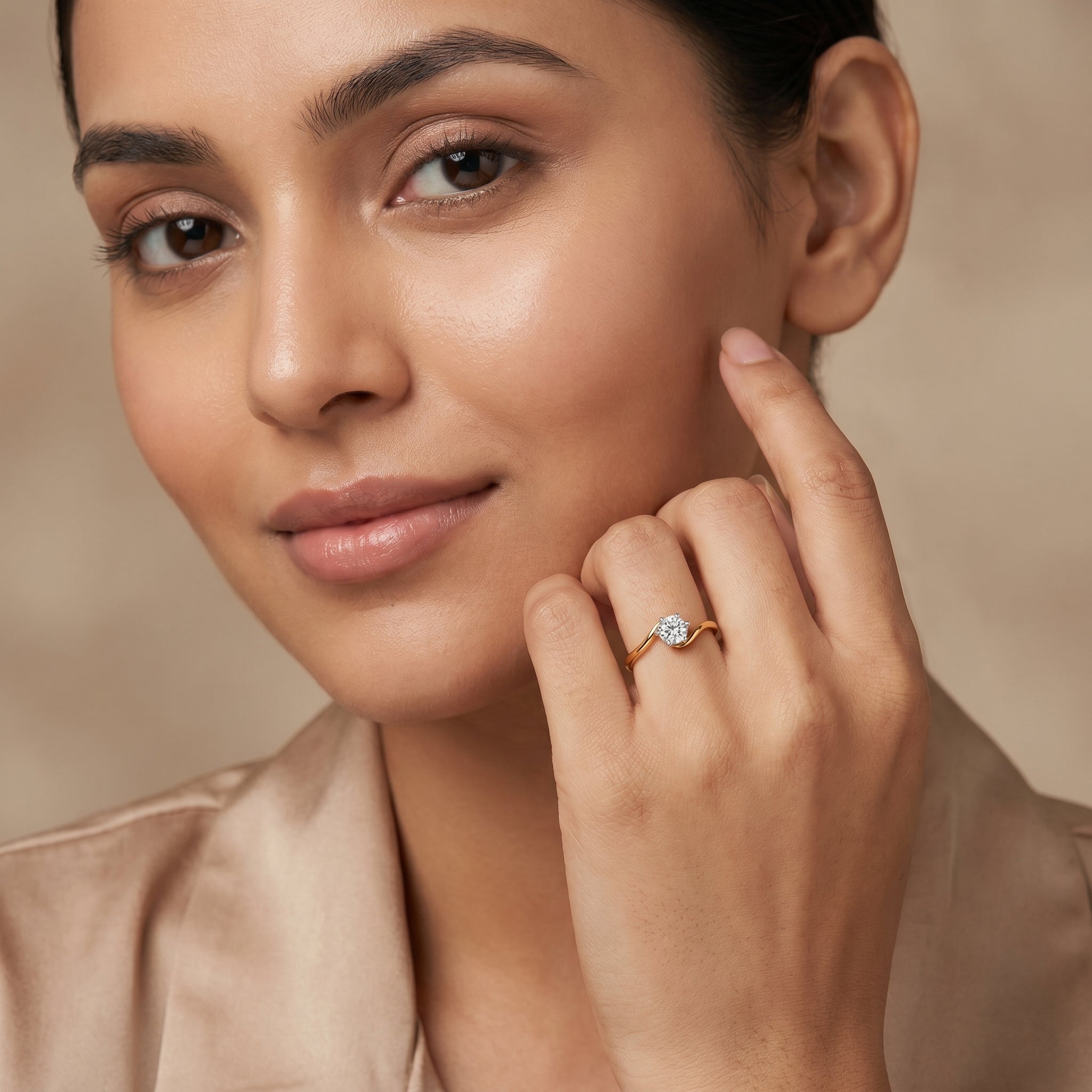 Glistening Solitaire Ring