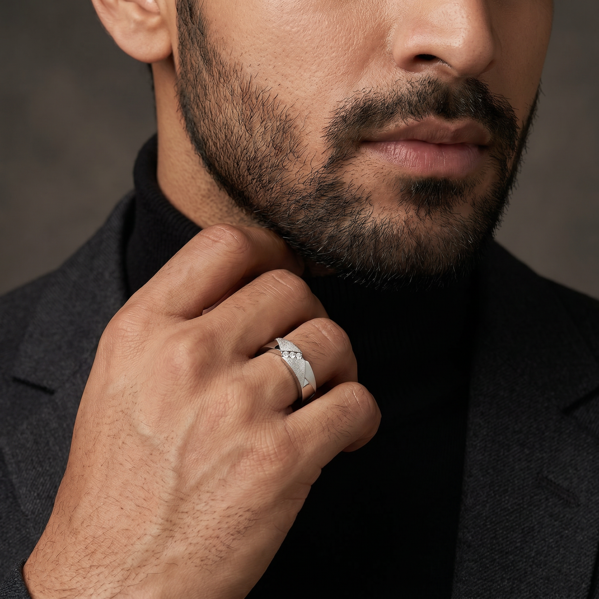 Tiego Lab Grown Diamond Band for Men