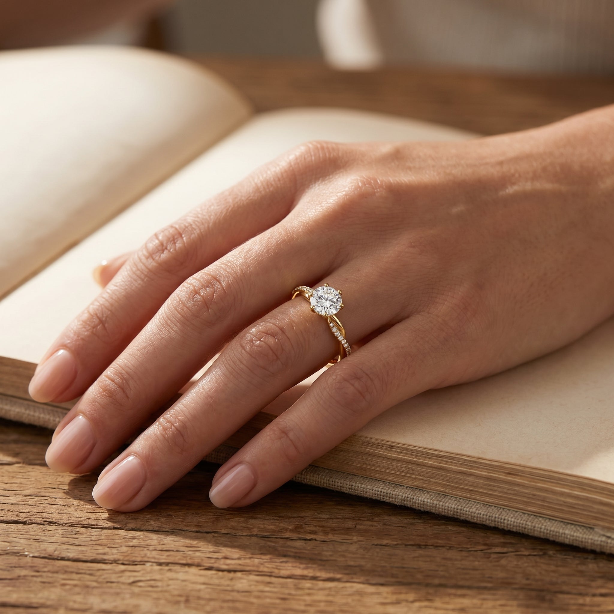 1 CT Daphne Lab Grown Diamond Ring