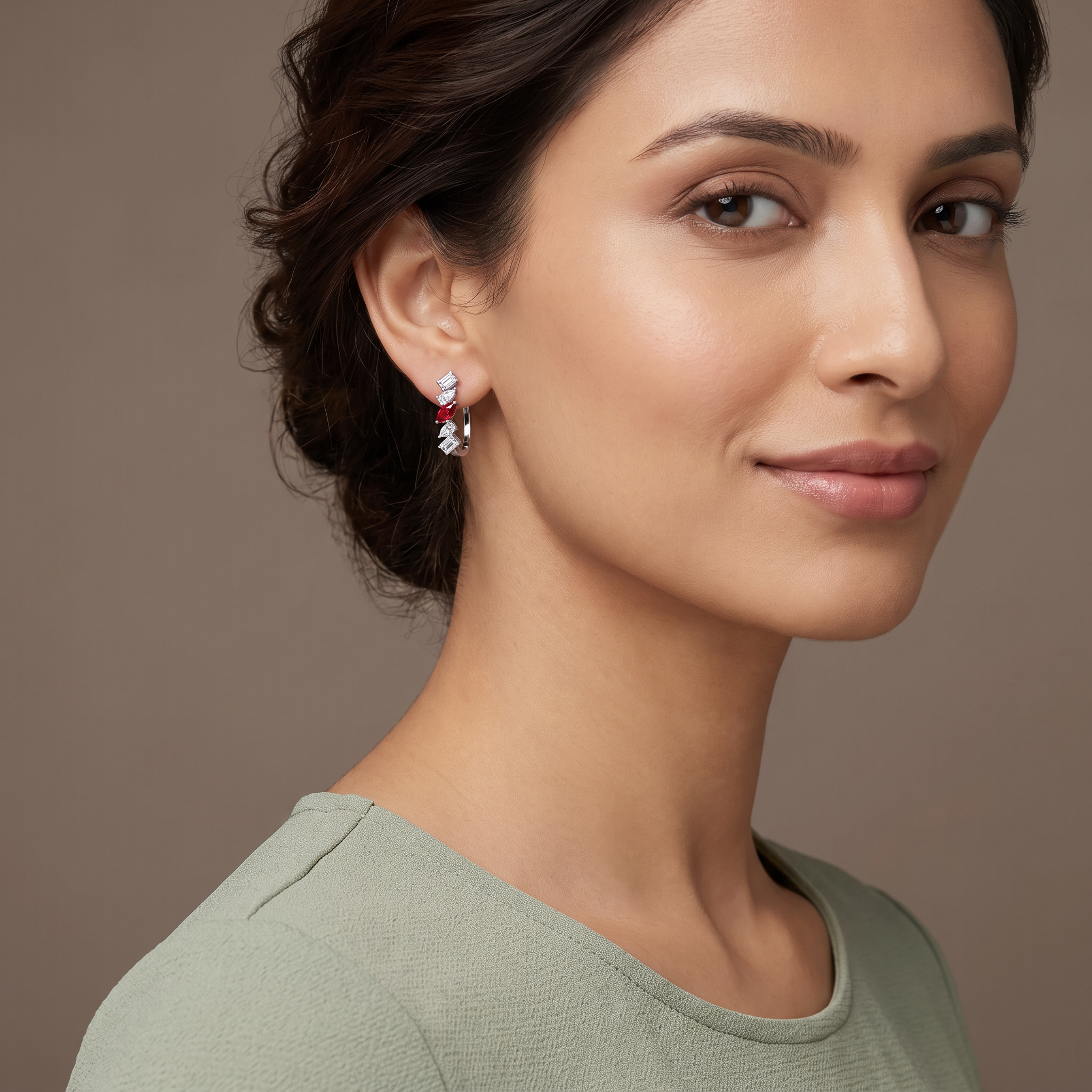 Regal Elegance Lab Grown Diamond Earrings