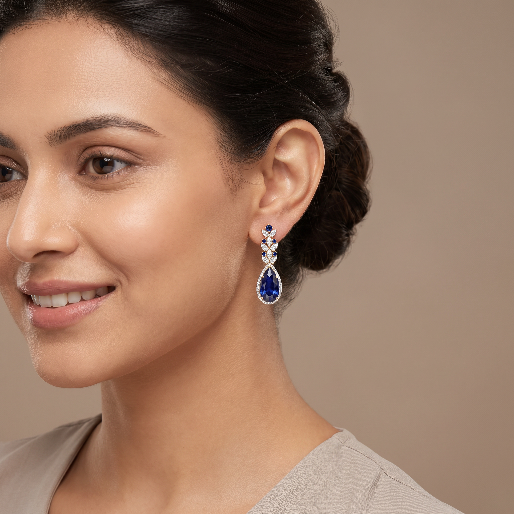 Indigo Ice Lab Grown Diamond Earrings