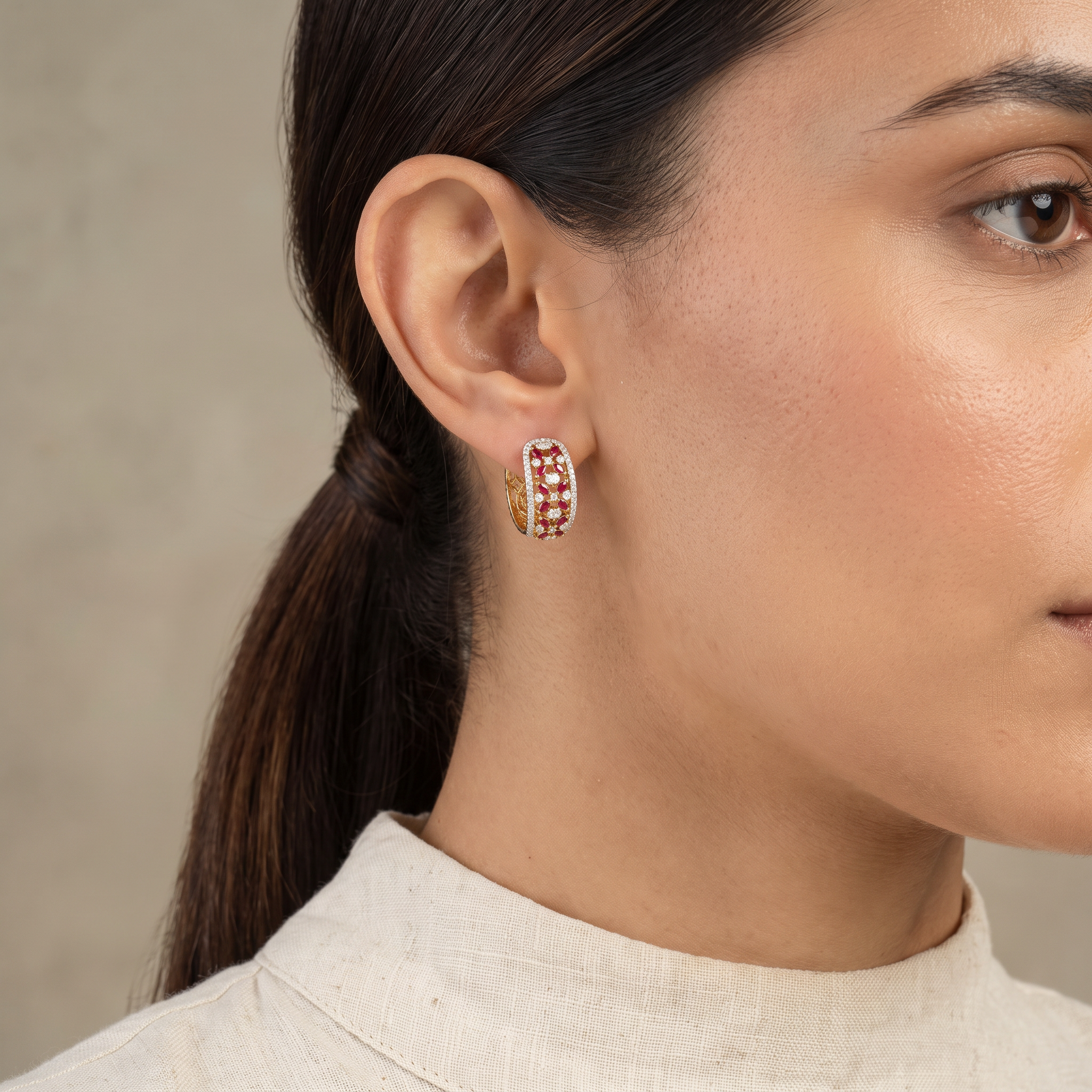 Convertible Tira Lab Grown Diamond Earrings