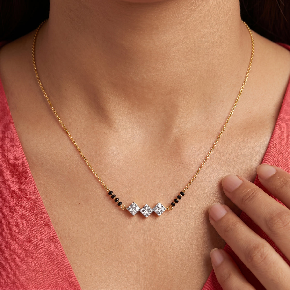 Reet Lab Grown Diamond Mangalsutra
