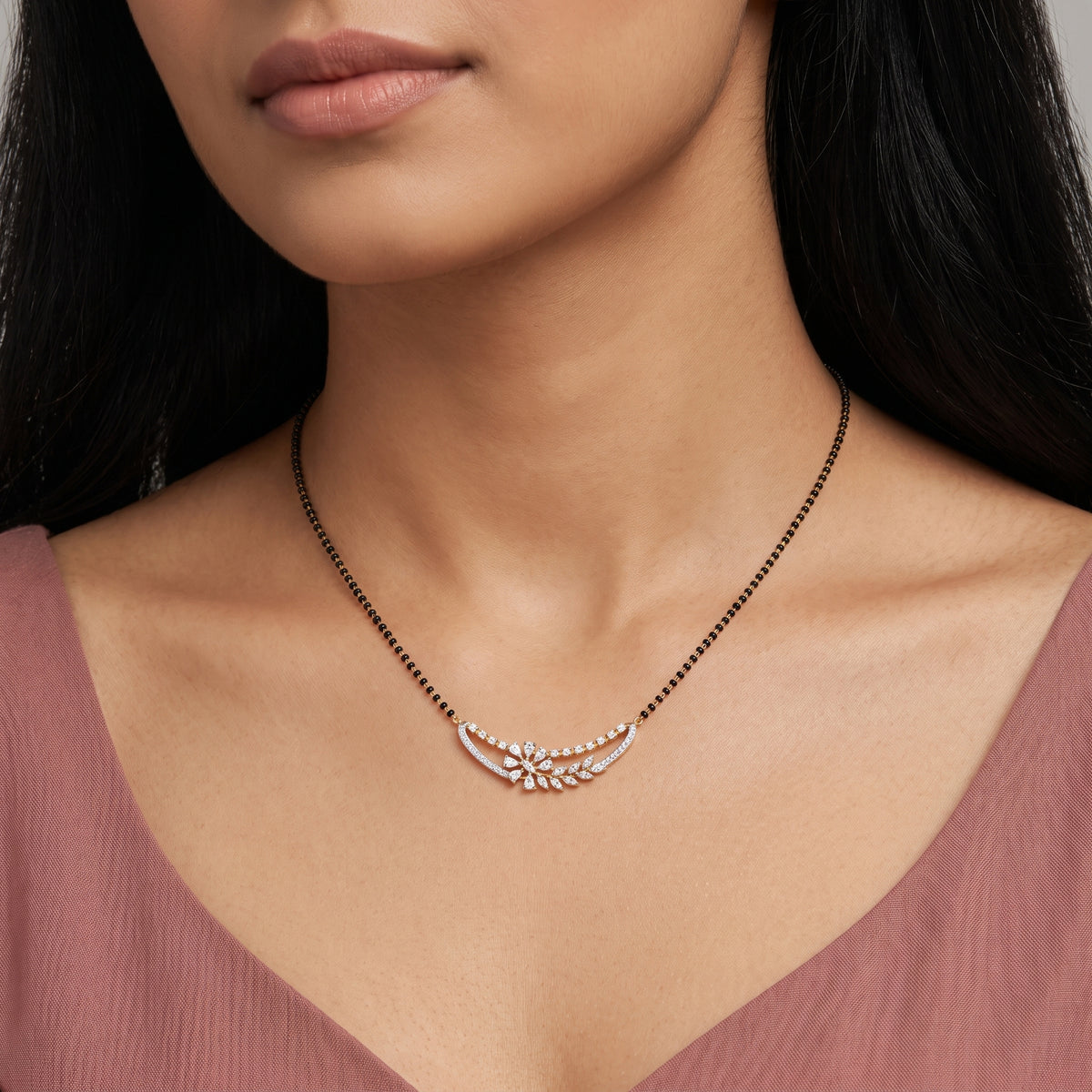 Mira Lab Grown Diamond Mangalsutra