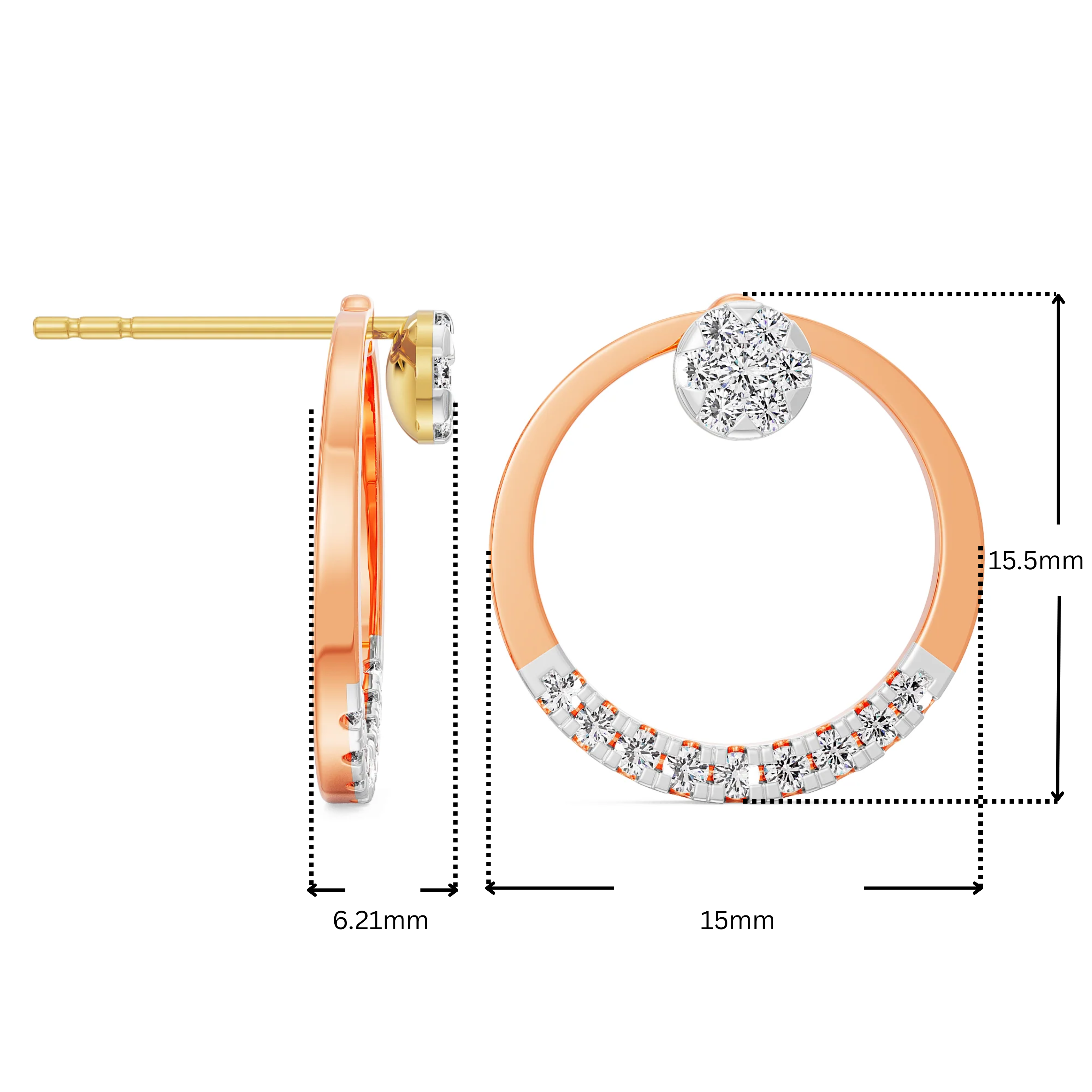 Brilliant Orbit Lab Grown Diamond Earrings