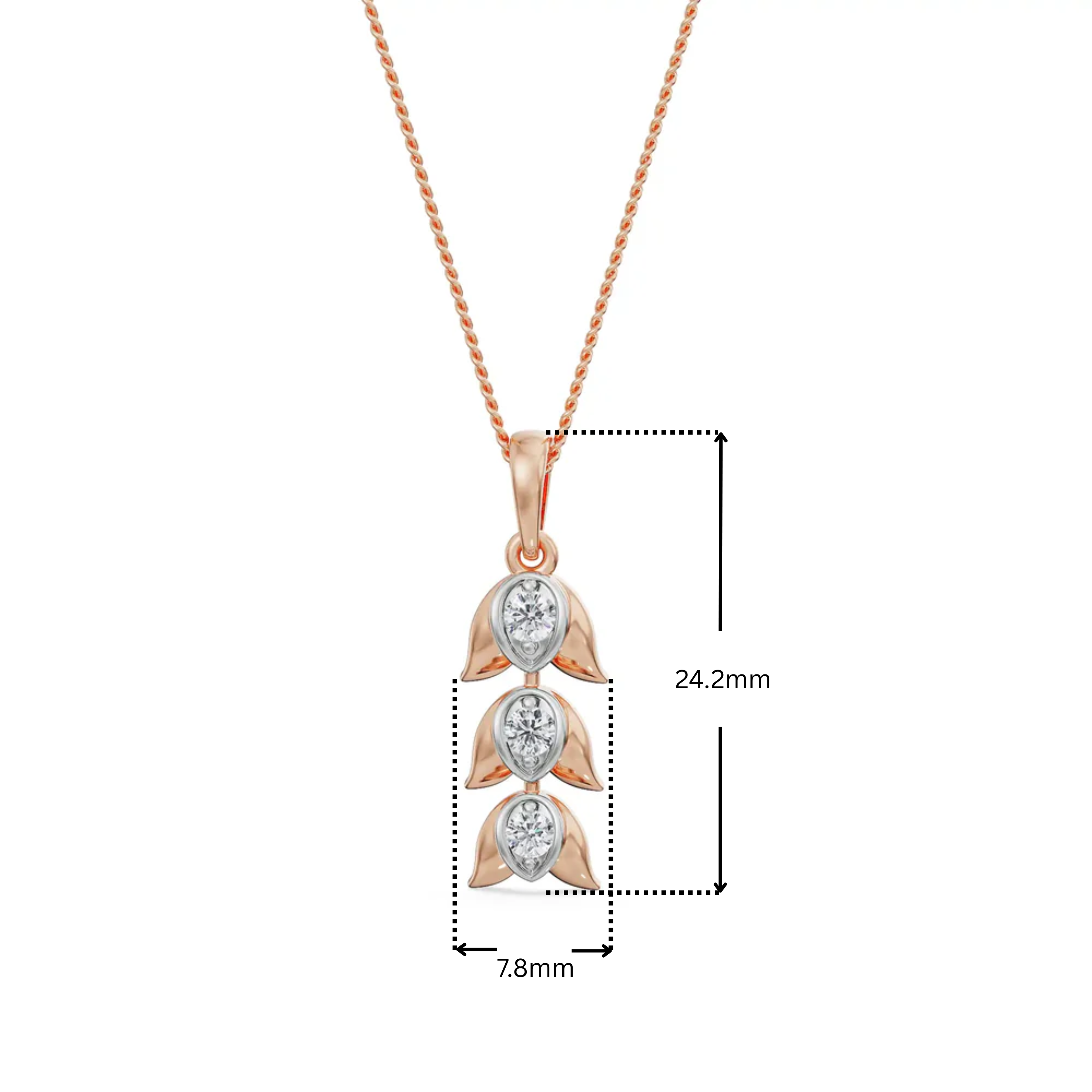 Aurora Lab Grown Diamond Pendant