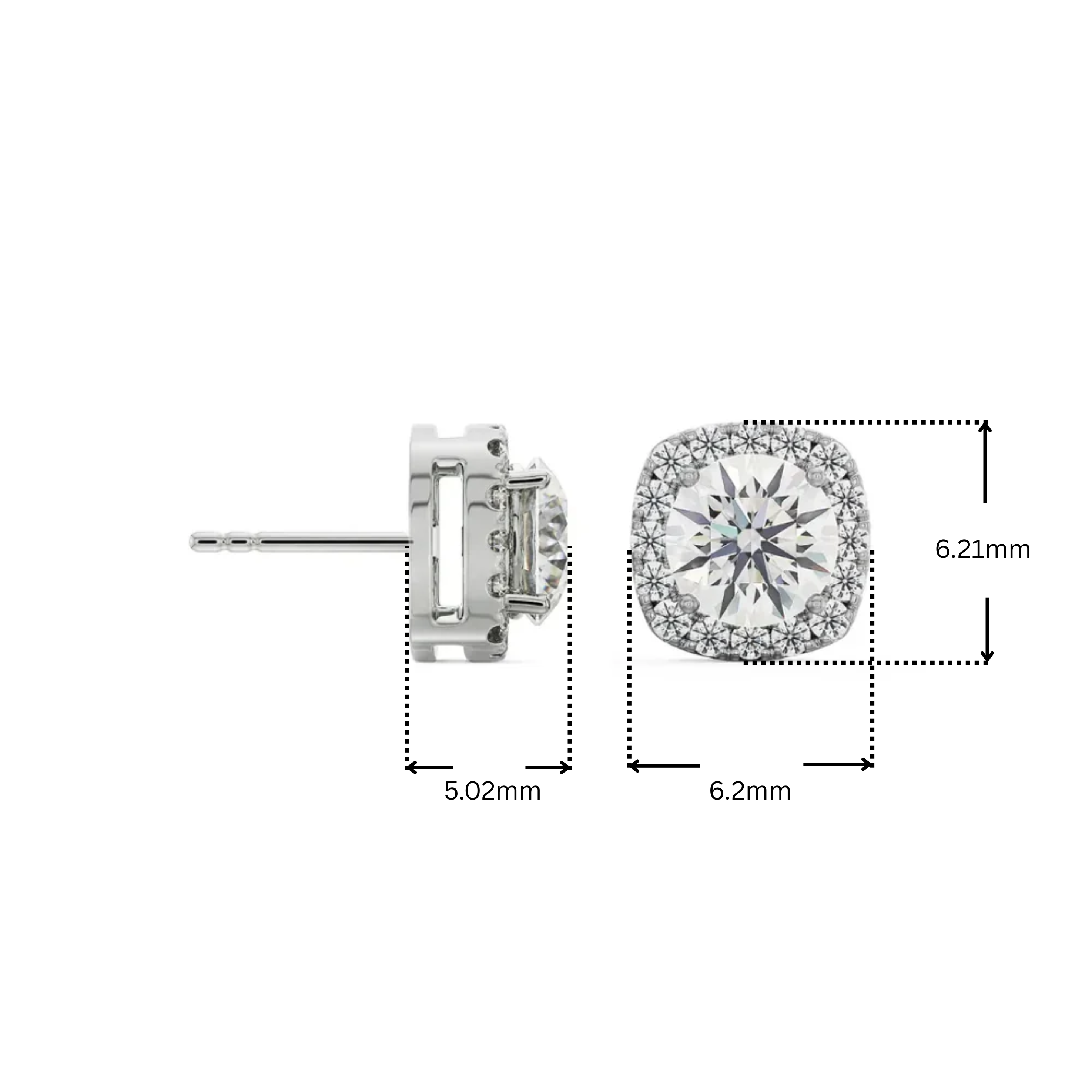 0.25 CT Tisha Lab Grown Diamond Studs