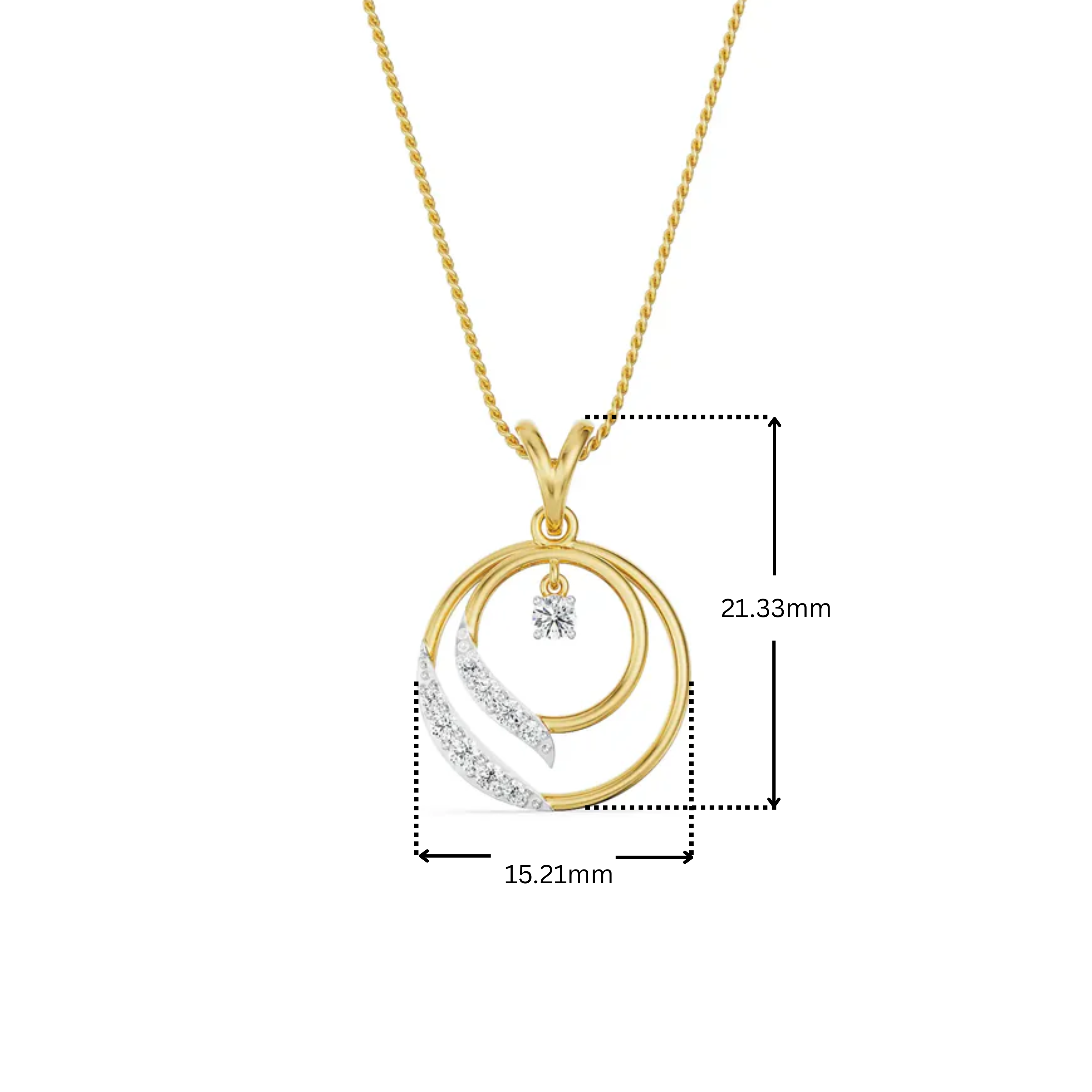 Luminiscent Lab Grown Diamond Pendant