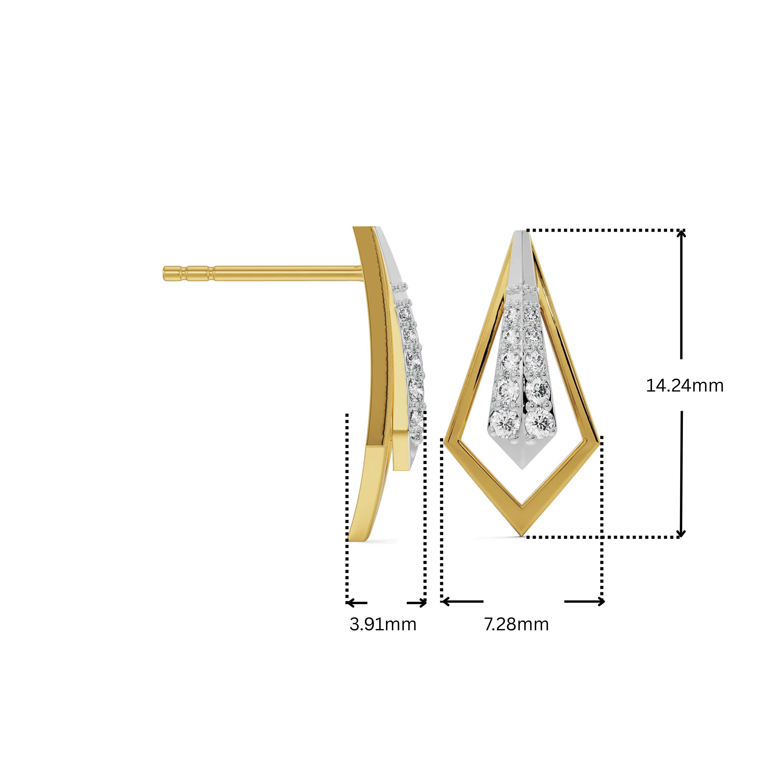 Majestic Lab Grown Diamond Drop Earrings