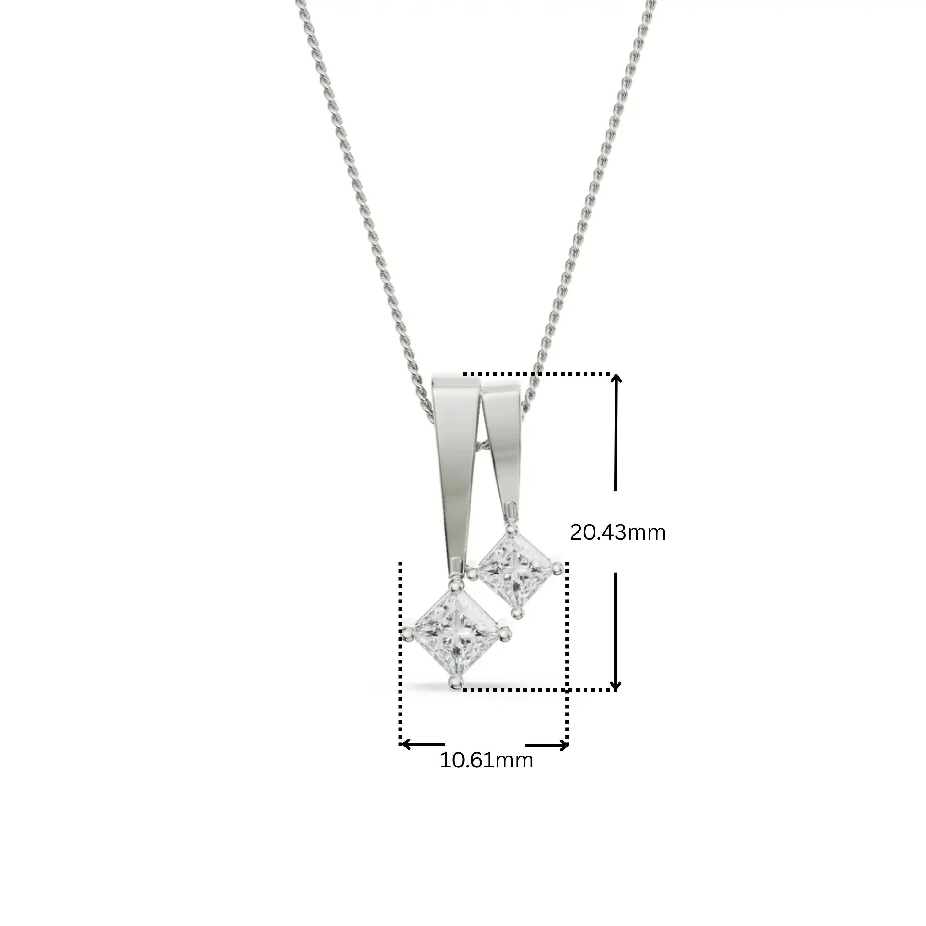 Duo Fit Lab Grown Diamond Pendant