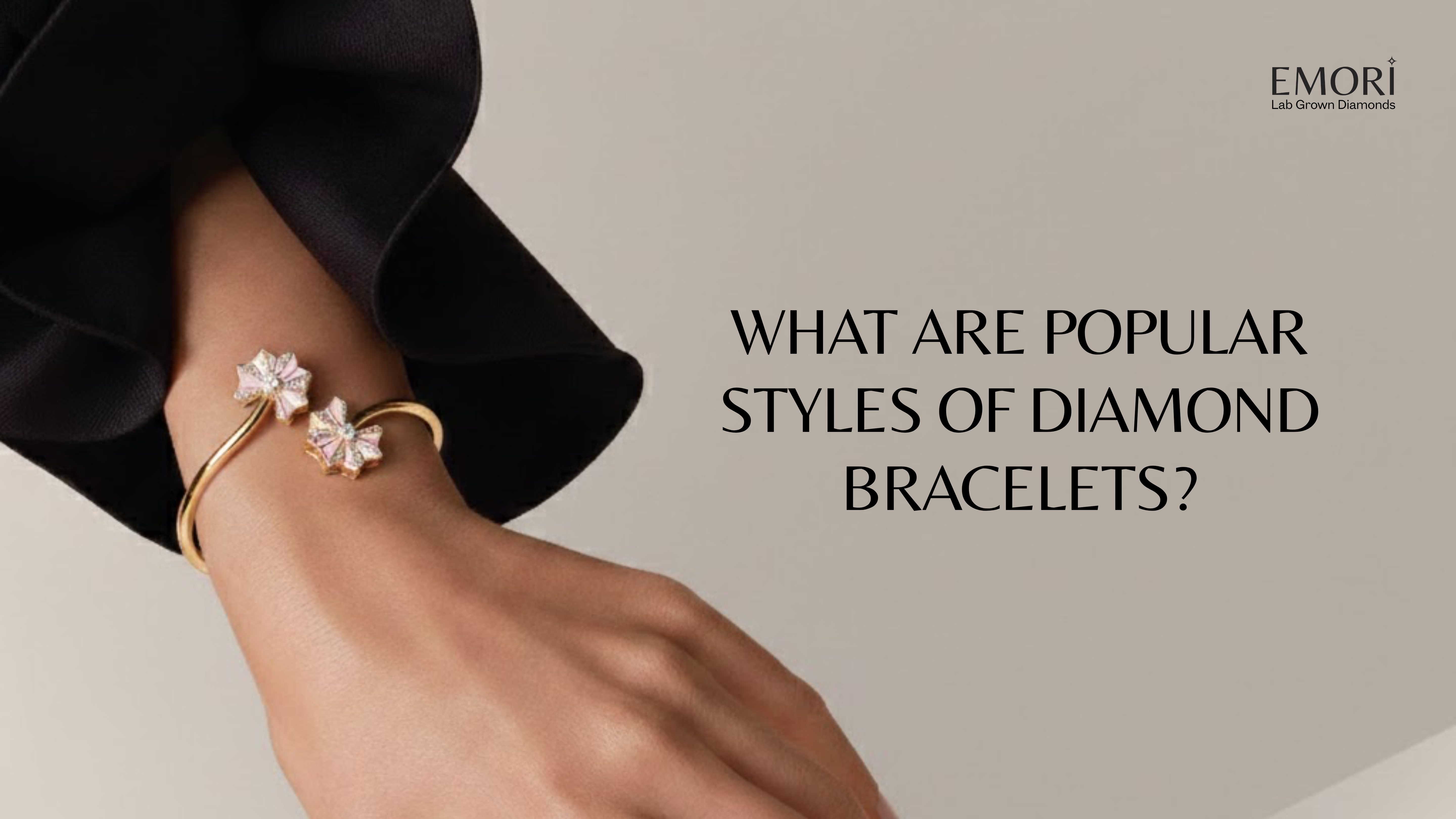 What are popular styles of diamond bracelets?