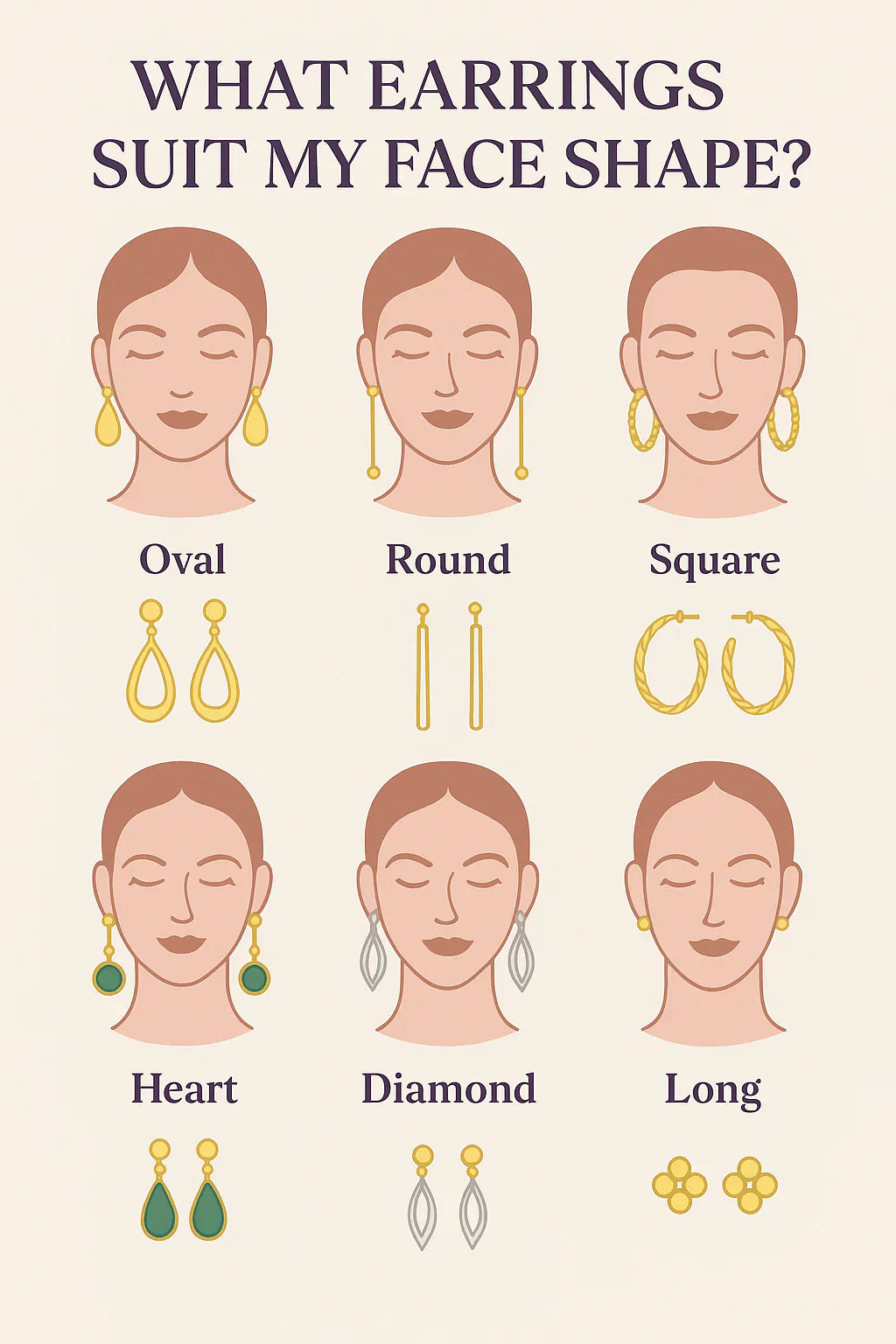 How to Choose Earrings for Your Face Shape