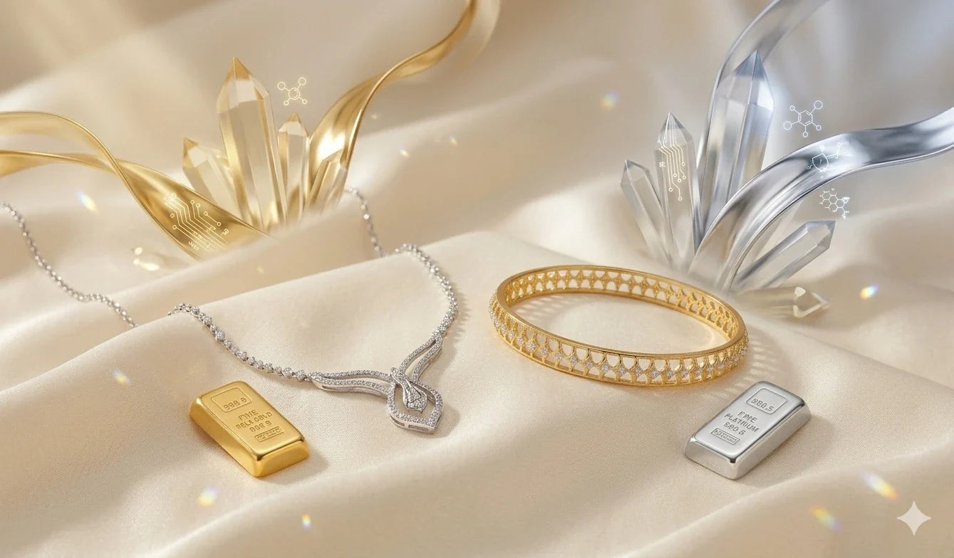Why are Gold and Platinum Suitable for Making Jewellery?