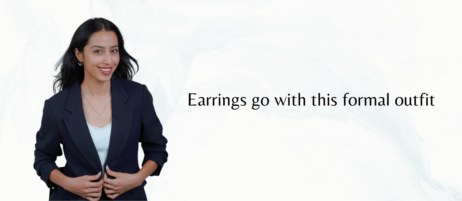 earrings go with formal outfit