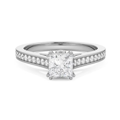 Rebecca Timeless Solitaire Ring Front View