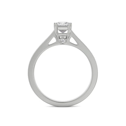 Rebecca Timeless Solitaire Ring Back View
