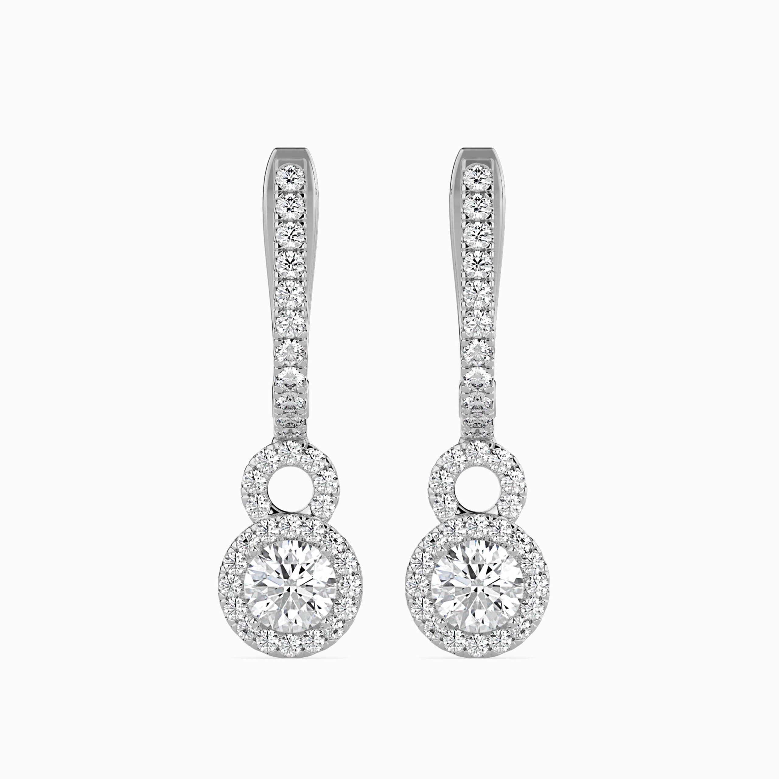 Lab Grown Diamond Droplet Earrings_in-stock