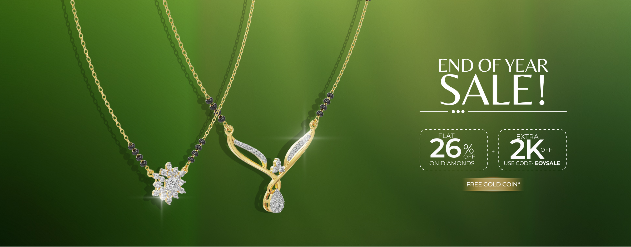Diamond Mangalsutra Mobile Banner