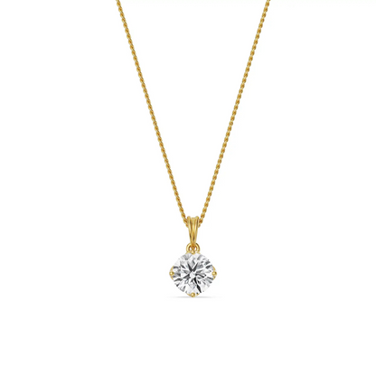 Rihana Lab Grown Diamond Pendant - front view