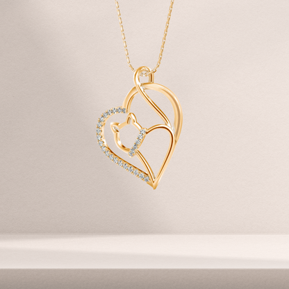 Hello Kitty Diamond Pendant Prospective View