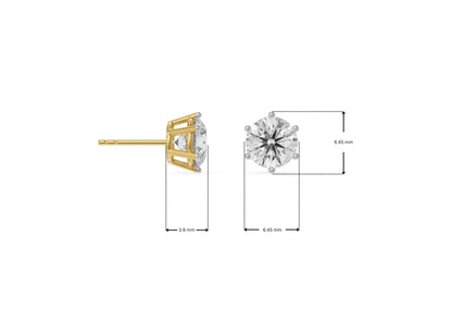 0 5 CT Versatile Lab Grown Diamond Solitaire Studs_in-stock