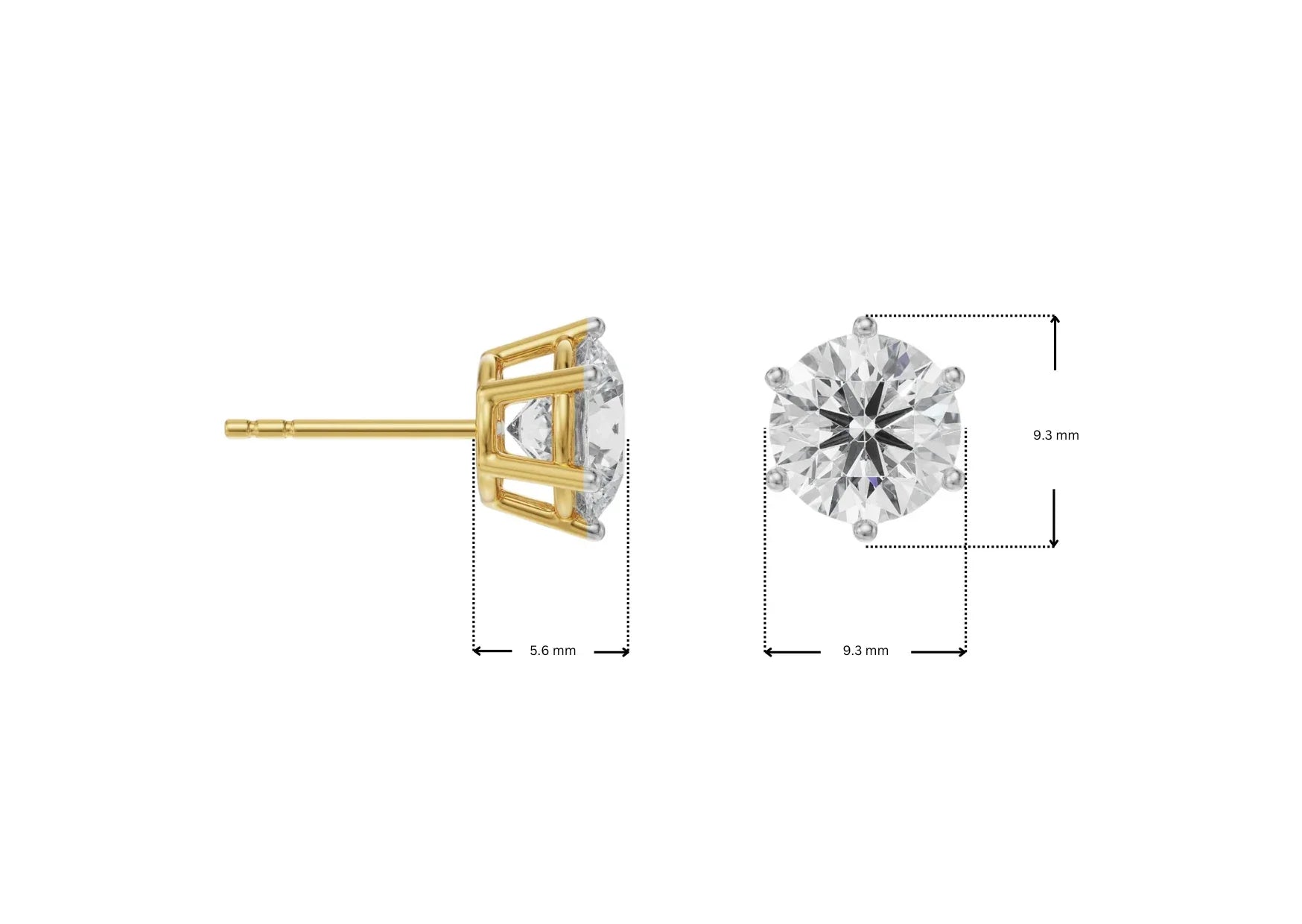 1 5 CT Versatile Lab Grown Diamond Solitaire Studs_in-stock