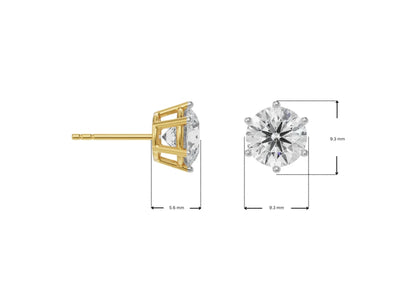 1 5 CT Versatile Lab Grown Diamond Solitaire Studs_in-stock