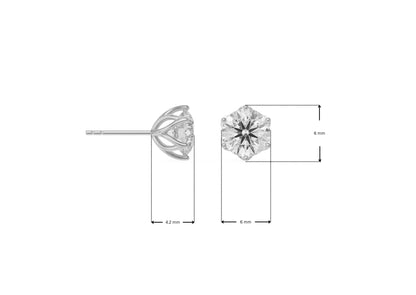 0 5 CT Petal Lab Grown Diamond Solitaire Studs_in-stock