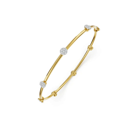 Mihika Lab Grown Diamond Bangle - top view