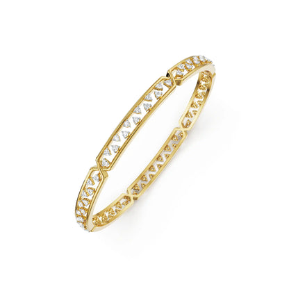 Eve Luxe Lab Grown Diamond Bangle - top view