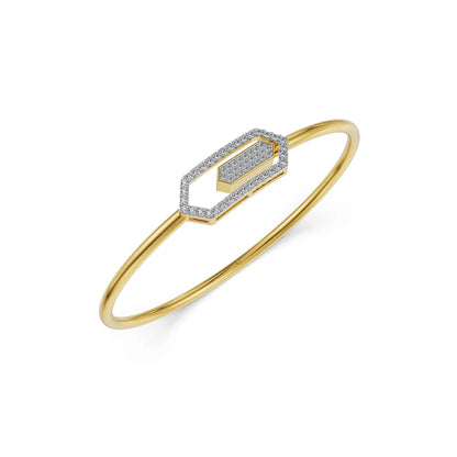 Noor Lab Grown Diamond Flexible Bangle