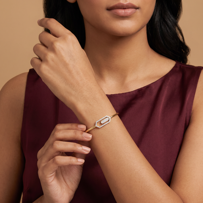 Noor Lab Grown Diamond Flexible Bangle