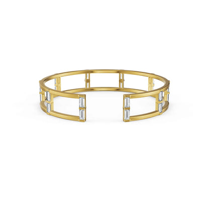 Linear Luxe Lab Grown Diamond Bangle