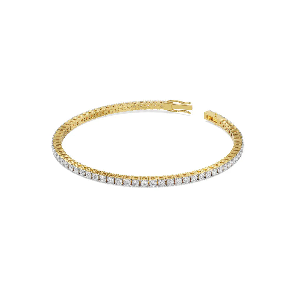 4 Pointer Lab Grown Diamond Tennis Bracelet 9KT
