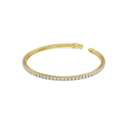 4 Pointer Lab Grown Diamond Tennis Bracelet 9KT