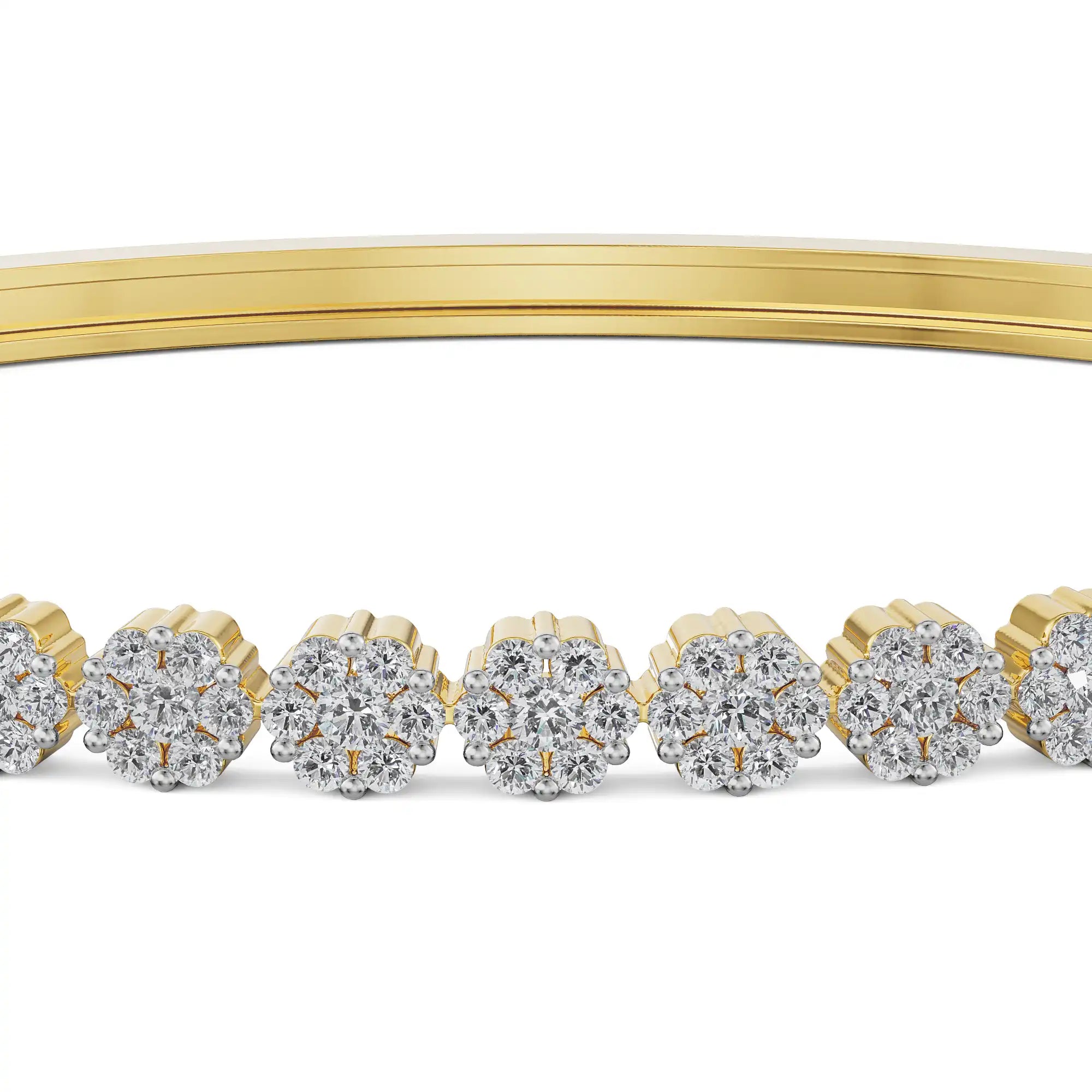 Rosie Clustered Lab Grown Diamond Bracelet_in-stock