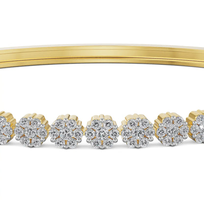 Rosie Clustered Lab Grown Diamond Bracelet_in-stock