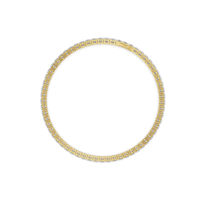 8 Pointer Queen Lab Diamond Tennis Bracelet_in-stock