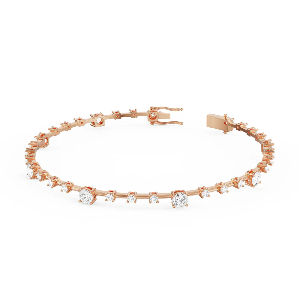 Spaced Tennis Diamond Bracelet_in_stock
