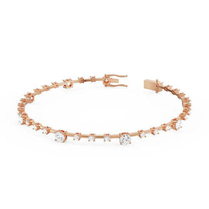 Spaced Tennis Diamond Bracelet_in_stock