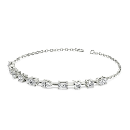 Multi Lab Grown Diamond Tennis Bracelet_in-stock