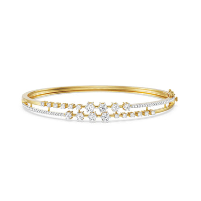 Jia Dainty Diamond Bracelet front view in 9KT