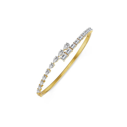 Divine Duo Lab Grown Diamond Bracelet - top view