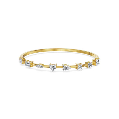Ivana Multistone Lab Grown Diamond Bracelet 9KT