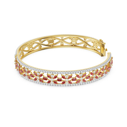 Convertible Tira Lab Grown Diamond Bracelet - side view