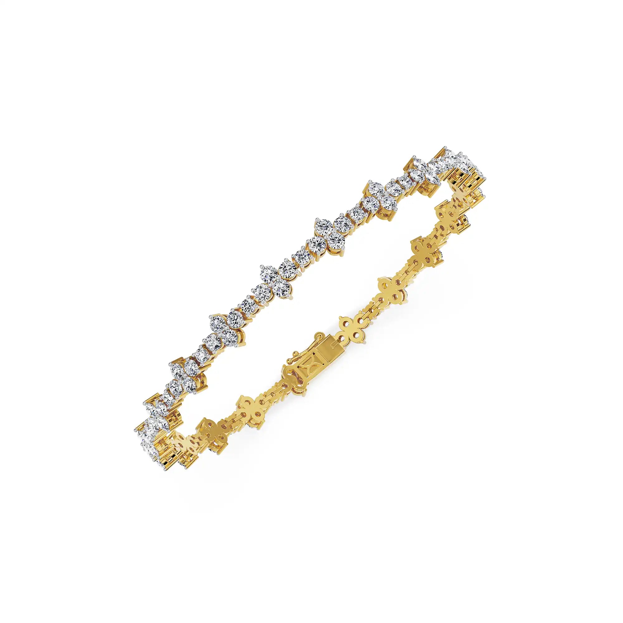 Starglow Lab Grown Diamond Bracelet - top view