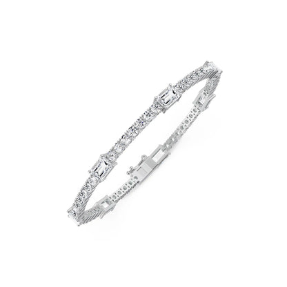 Interval Glow Lab Grown Diamond Bracelet - top view