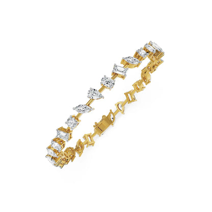 Timeless Glow Lab Grown Diamond Bracelet - top view